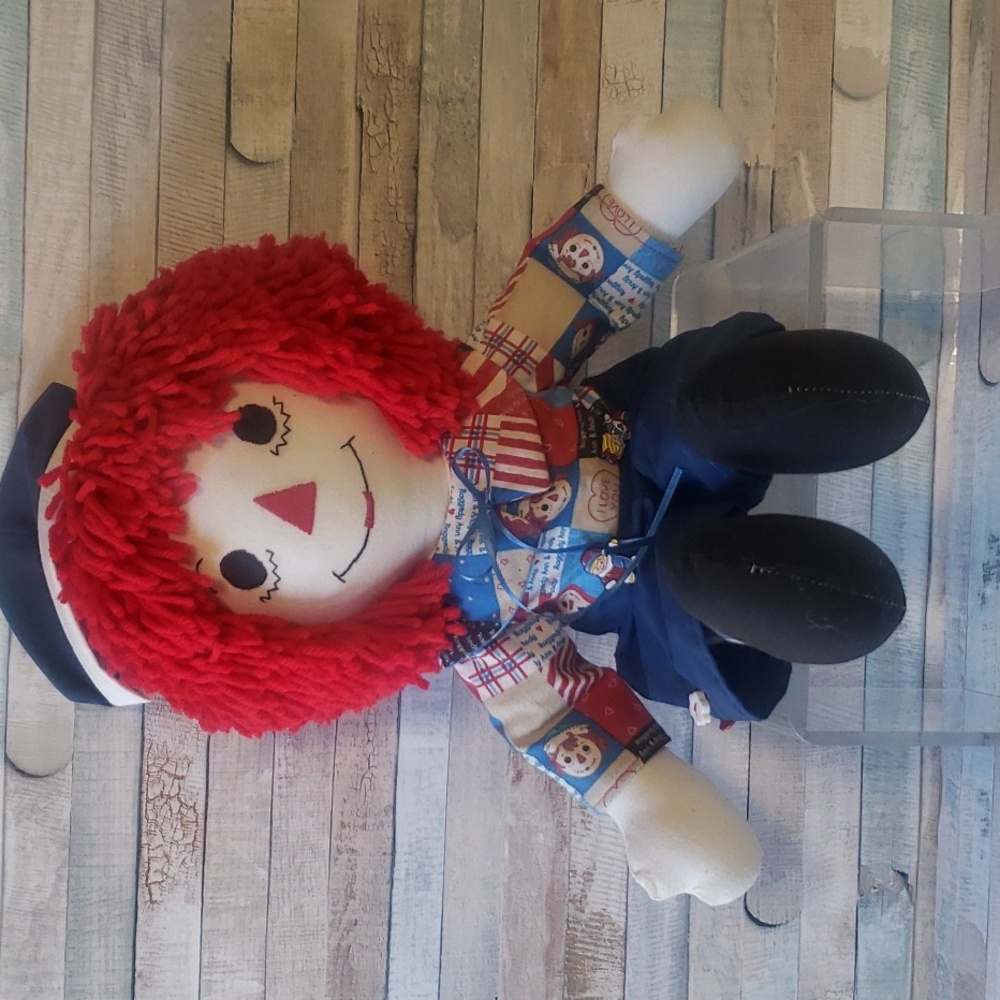 Vintage, Large Raggedy Andy Doll